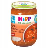 HiPP Zupka pomidorowa z ryżem i indykiem BIO, 250g