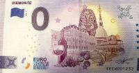 Banknot 0 Euro 2023 ( Włochy ) - Piemonte