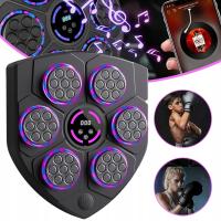 INTELIGENTNA MASZYNA BOKSERSKA BLUETOOTH, MASZYNA BOKSERSKA LED, CZARNY