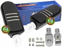 Podnóżki kierowcy przód Suzuki VZ 800 Marauder VS 1400 Intruder czarny mat