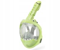 Maska Pełnotwarzowa Do Nurkowania Snorkelingu Dla Dzieci z Rurką XS OceanX