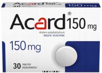 Acard lek przeciwzakrzepowy 150 mg 30 tabletek dojelitowych