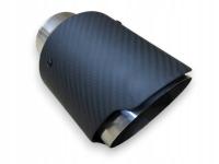 Nakładka Okrągła Ścięty Wydech Obejma Samochodowa Wlotem 58mm Wylotem 100mm