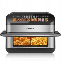 INTELIGENTNA FRYTKOWNICA BEZTŁUSZCZOWA DWUKOMOROWA 10L, 10 PROGRAMÓW, 2400W