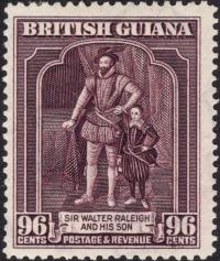 kol.bryt.British Guiana KGVI 96 c.czysty *