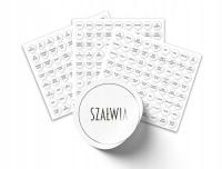 NAKLEJKI NA PRZYPRAWY 216szt.|Etykiety na słoiki i pojemniki kuchenne