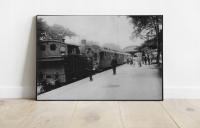 Stare Zdjęcie PKP parowóz TKi2 nr 11. 1926 r 50x40cm