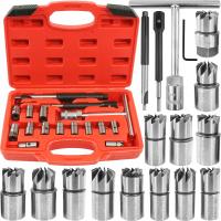 НАБОР 17 ЧАСТЕЙ РЕЗЦА ЧИСТКИ СЛОТА ИНЖЕКТОРА РЕЗЦОВ ВПРЫСКИ