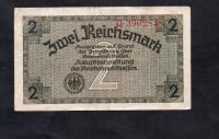 BANKNOT NIEMCY III RZESZA -- 2 Reichsmark -- 1940-1945 rok