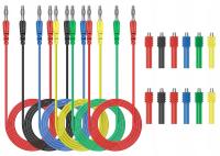Zestaw 5 sztuk magnetycznych przewodów testowych + 10 sztuk magnes złączy