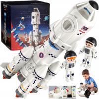 RAKIETA KOSMICZNA KOSMOS KOSMONAUTA DŹWIĘK ŚWIATŁO DYM PARA DYMI DLA DZIECI