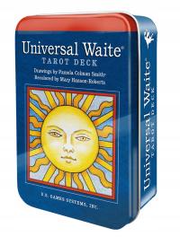 UNIVERSAL WAITE Tarot - karty tarota w metalowym pudełku