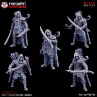 High Elf Shadow Brother Swordmen x5 - Minifaktura