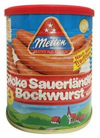 Metten Dicke Sauerländer фирменная колбаса 5х80 г из Германии