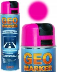 Геодезическая краска брызг флуоресцентная дорога розовый ГЕО маркер 500мл