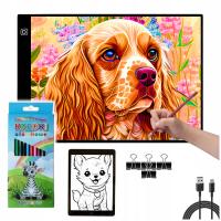 TABLET GRAFICZNY DLA DZIECI EDUKACYJNY 20w1 TABLICA RYSOWANIA + 3000 WZORÓW