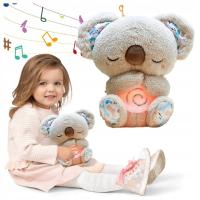 ODDYCHAJĄCY USPOKAJAJĄCY MIŚ PRZYTULIŚ PLUSZOWY KOALA DLA DZIECI MASKOTKA