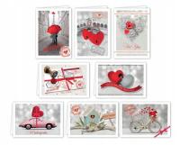 Karnet Kartka z kopertą Prezent Walentynkowy Walentynki Delta Graphix WB1V