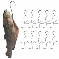 Крючки для копчения рыбы форель скумбрия идиллия 10шт