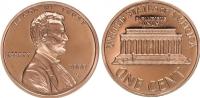 1 cent USA (2000) - Abraham Lincoln Mennica San Francisco wersja Proof