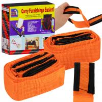 РЕМНИ ДЛЯ ПЕРЕНОСКИ МЕБЕЛИ ГАБАРИТНЫЕ ПОДТЯЖКИ ПЕРЕЕЗД РЕМОНТ 2 ШТ