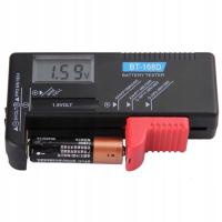 BT-168D UNIWERSALNY CYFROWY TESTER BATERII PRZYCISKOWYCH LCD 9V 1,5V AA AAA CHE