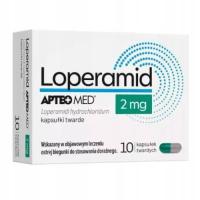 APTEO MED Loperamid 2 mg, 10 kapsułek twardych