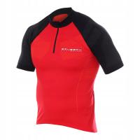 Koszulka rowerowa Brubeck czerwony