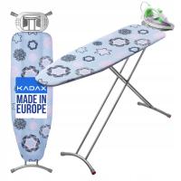 Гладильная доска большая 120X38 см складная широкая столешница стабильная для утюга
