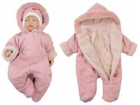 Зимний комбинезон с меховой подкладкой серебряная нить детский премиум B03B