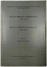 Księga ławnicza Kazimierska 1407-1427