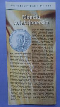 Folder 10 zł 1998,EMIL FIELDORF,stan I