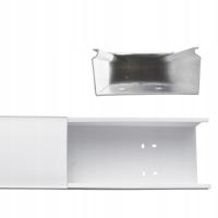 LISTWA ELEKTROINSTALACYJNA KANAŁ KABLOWY KORYTKO POKRYWA 100x60 2m BIAŁA