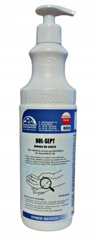 ŚRODEK DEZYNFEKUJĄCY DO RĄK DOLSEPT Z POMPKĄ 0,75