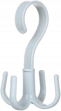 WIESZAK OBROTOWY NA UBRANIA RĘCZNIKI TOREBKI 4 HAK