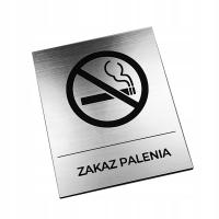 Zakaz palenia, tabliczka piktogram, DOWOLNY ZNAK, 6cm x 8cm
