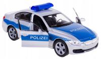 BMW 335I POLICJA MODEL METALOWY WELLY 1:34/39