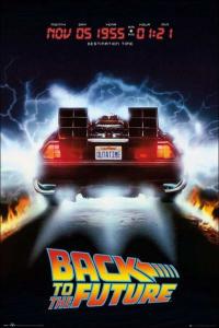 Назад в будущее DeLorean-плакат 61x91, 5 см