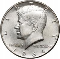 USA, 1/2 dolara 1964, J.F. Kennedy