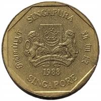 47353. Singapur - 1 dolar - 1988r.