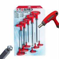 Zestaw wkrętaków imbusowych z kulką 11 elementów solidne wytrzymałe mocne