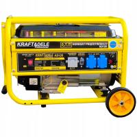 Agregat prądotwórczy przenośny jednofazowy Kraft&Dele 3800W 12/230V benzyna