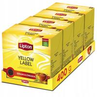 Набор Lipton чай черный гранулированный желтый ярлык 4x100g