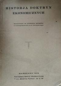 Historja doktryn ekonomicznych na podstawie wykładów prof. Brzeskiego 1933
