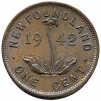 45920. Nowa Fundlandia, 1 cent, 1942r.