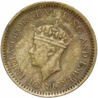 Cejlon 25 centów 1943 - słabsze