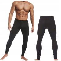 1x Kalesony BAWEŁNIANE męskie spodnie ocieplane termoaktywne ciepłe