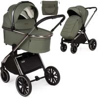 Wózek 2w1 przodem tyłem ADAMEX Spark 3 Onyx Salvia