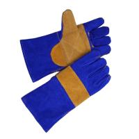 PARA ŻAROODPORNYCH RĘKAWIC SPAWALNICZYCH 2-WARSTWOWE RĘKAWICE IZOLOWANE Z DŁUGIM RĘKAWEM