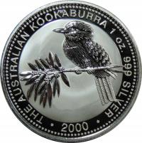 MONETA SREBRNA - MONETA Ag - UNCJA Ag999 - AUSTRALIA -OY9753